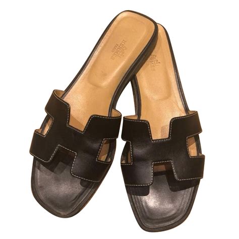 hermes womens sandals|hermes sandals women black.